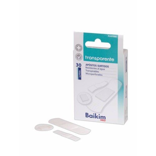 BAIKIM TIRITAS TRAMPARENTES SURT 30 UNDS C/24 APOSITOS Y ALGODON